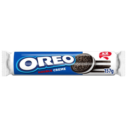 OREO Double Creme Cocoa Sandwich Cookies 16 x 154g | Bulk Double Creme Oreo Biscuits