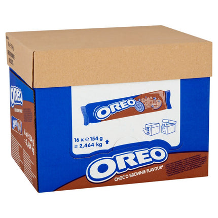 OREO Choco Brownie Sandwich Biscuits 16 x 154g | Bulk Chocolate Brownie Oreo Biscuits