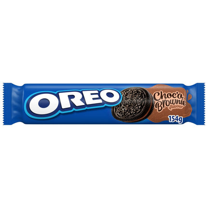OREO Choco Brownie Sandwich Biscuits 16 x 154g | Bulk Chocolate Brownie Oreo Biscuits
