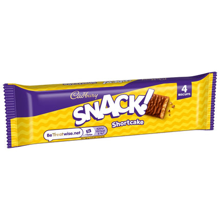 Cadbury Snack Shortcake Chocolate Biscuit 36 x 40g | Bulk Cadbury Chocolate Biscuit Snacks