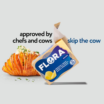 Flora Salted Block Butter Alternative 1 x 200g | Wholesale Plant Based Butter Alternative