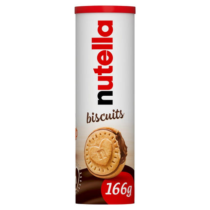 Nutella Hazelnut Chocolate Spread Filled Biscuits Tube 20 x 166g | Bulk Nutella Biscuit Tubes