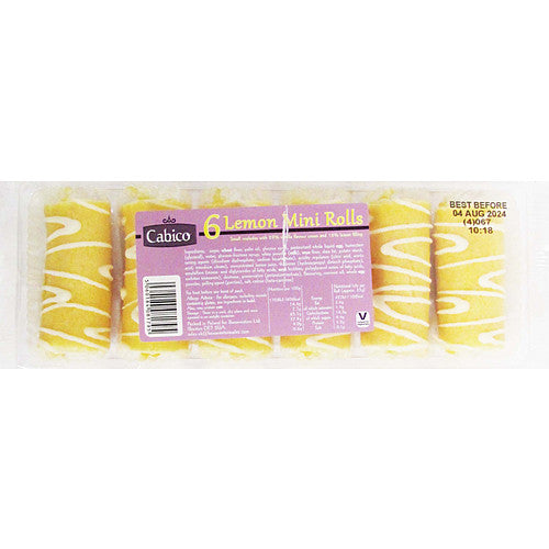 Cabico Lemon Mini Rolls 150g