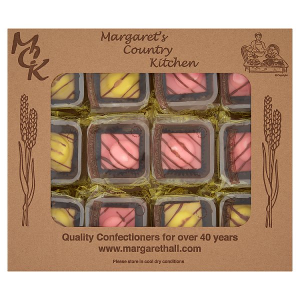 Margaret's Country Kitchen Strawberry and Lemon Fondant Fancy