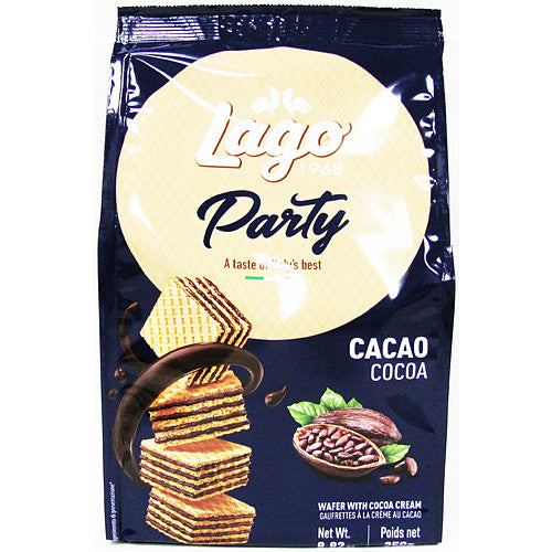 Lago Party Wafers Cocoa 250g