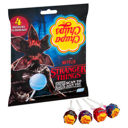 Chupa Chups Stranger Things Assorted Flavour Lollipops 10 x 120g | Wholesale Lollipops