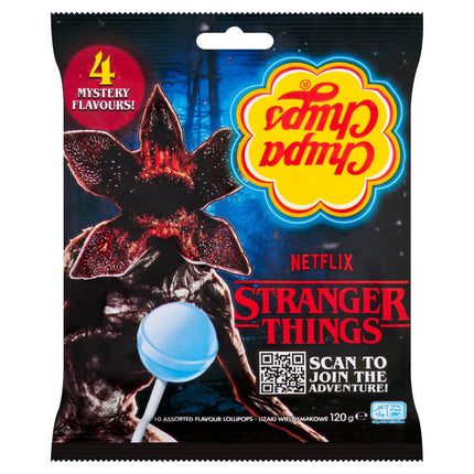 Chupa Chups Stranger Things Assorted Flavour Lollipops 10 x 120g | Wholesale Lollipops
