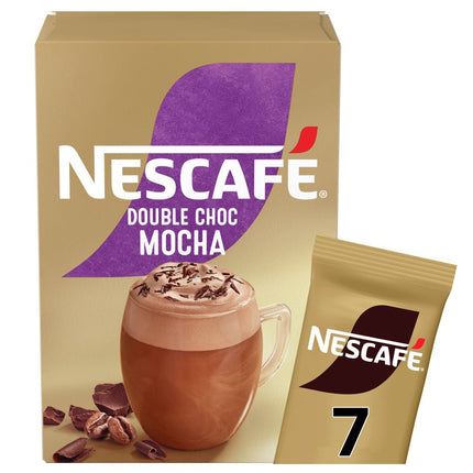 Nescafé Double Choc Mocha Instant Coffee Sachets 6 x 7 Sachets x 20.9g | Wholesale Mocha Drink Mix
