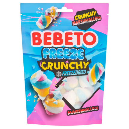 Bebeto Freeze Crunchy Freeze Dried Marshmallow Sweets 12 x 35g | Wholesale Crunchy Marshmallow Candy