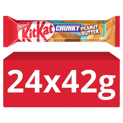 Kit Kat Chunky Peanut Butter Chocolate Bar 24 x 42g