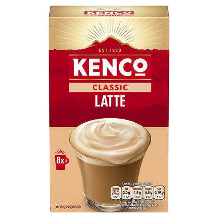 Kenco Latte Instant Coffee Sachets 5 x 8 Sachets | Wholesale Latte Drink Mix