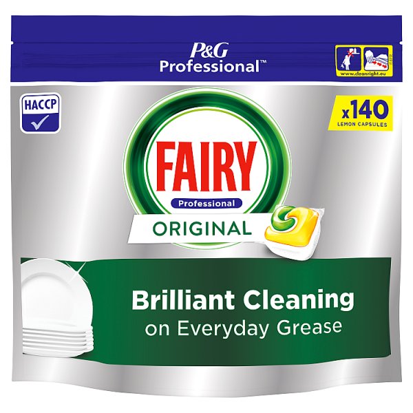 Fairy Dishwasher Capsules 140 Washes | Fresh Lemon Dishwasher Pods