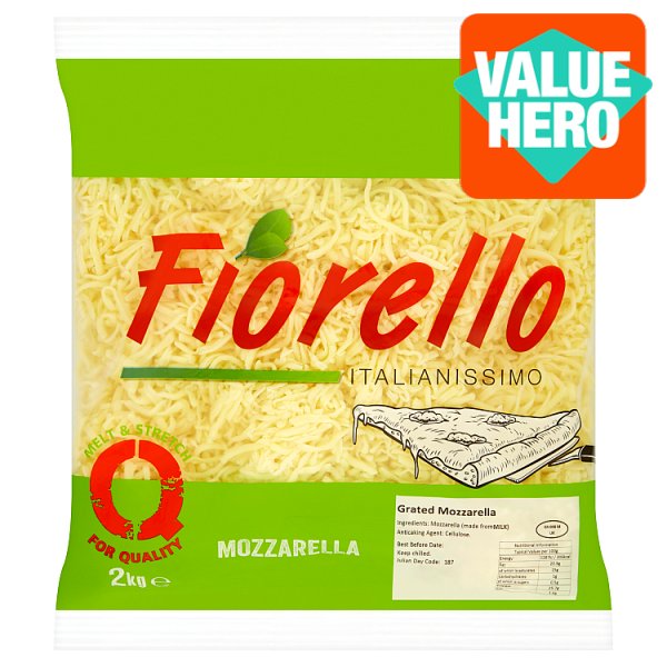 Fiorello Italianissimo Grated Mozzarella 2kg
