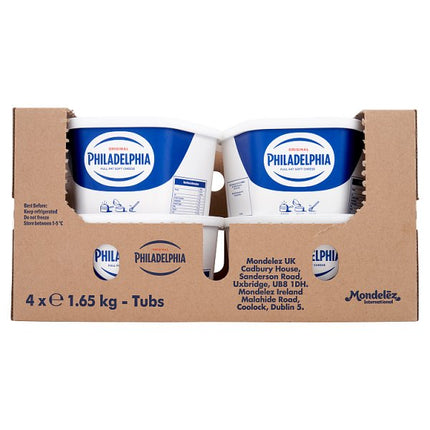 Philadelphia Original Soft Cheese Tub [CASE OF 4x1.65kg]