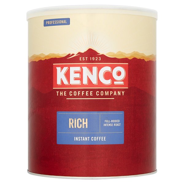 Kenco Rich Professional instant coffee 750g catering tin for offices hospitality and workplace beverage service