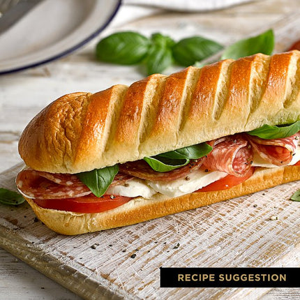 St Pierre Brioche Baguettes 4 Pack | Soft Brioche Rolls for Hot Dogs, Sandwiches & Catering