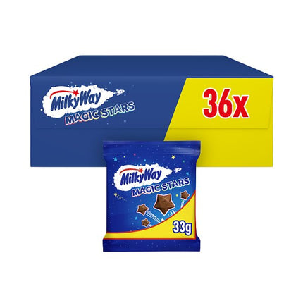 Milky Way Magic Stars Milk Chocolate Bag 36 x 33g