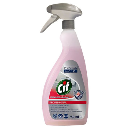 Cif Washroom Spray 750ml | 4 in 1 Bathroom Cleaner