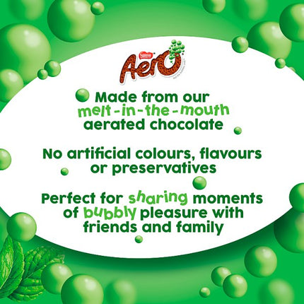 Aero Mint Chocolate Bar 24 x 36g | Aero Bubbly Peppermint