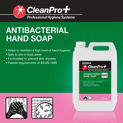 Antibacterial Soap 5L | CleanPro+ Antibacterial Hand Soap