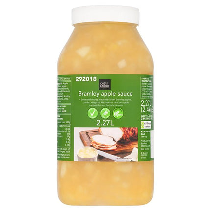 Apple Sauce | Chef's Larder Bramley 2.27 Litres