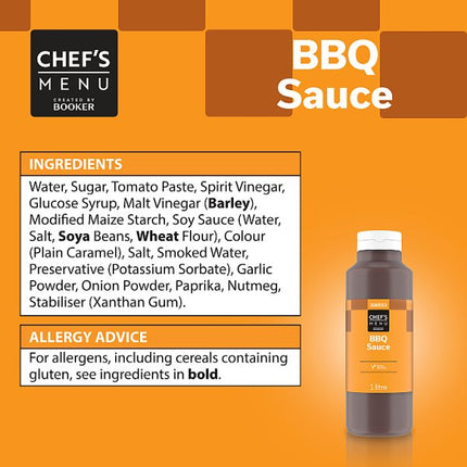 BBQ Sauce | Chef's Menu 1 Litre
