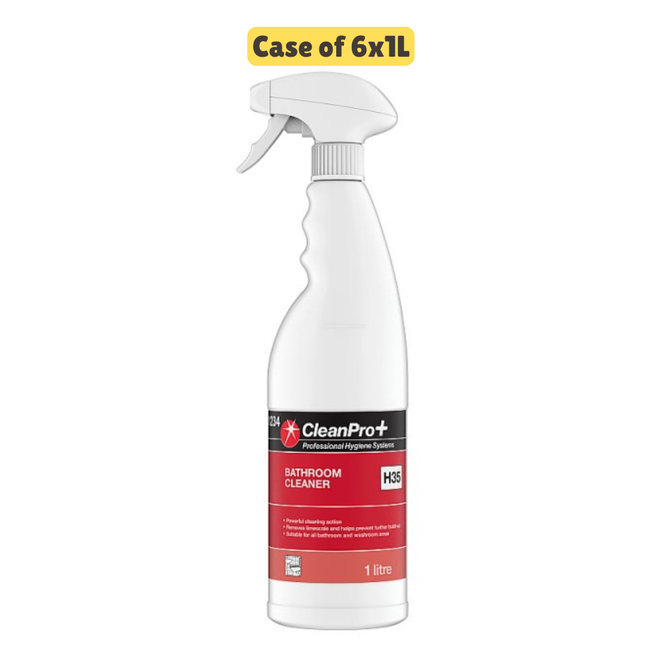 Bathroom Cleaner 6 x 1L | CleanPro+ Professional Bathroom Cleaner
