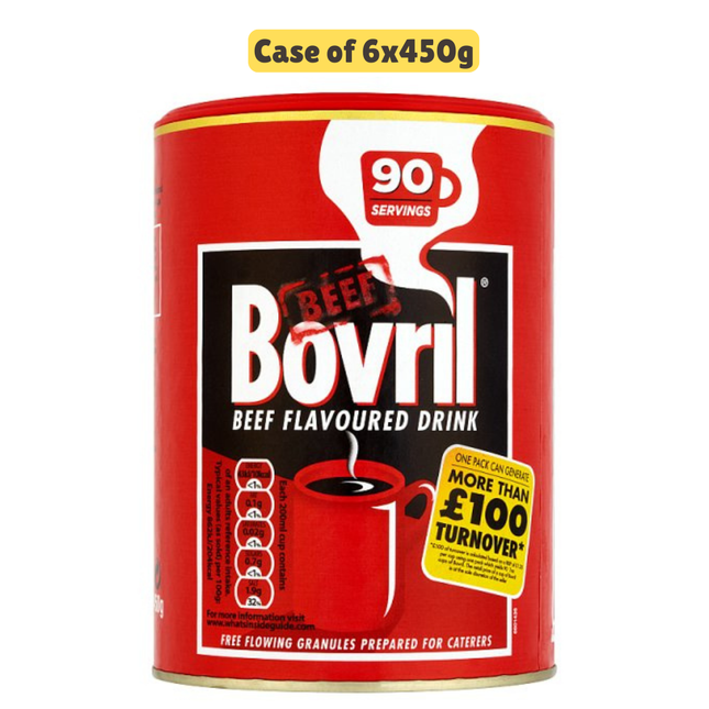 Bovril Powder Beef Flavoured Drink 6x450g