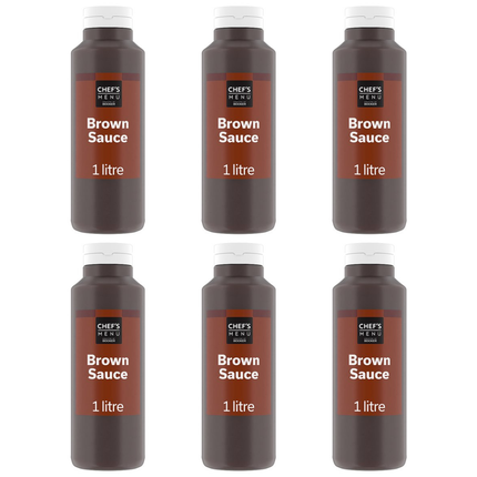Brown Sauce | Chef's Menu Case of 6 x 1 Litre