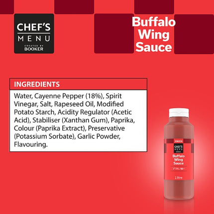 Buffalo Wing Sauce | Chef's Menu 1 Litre
