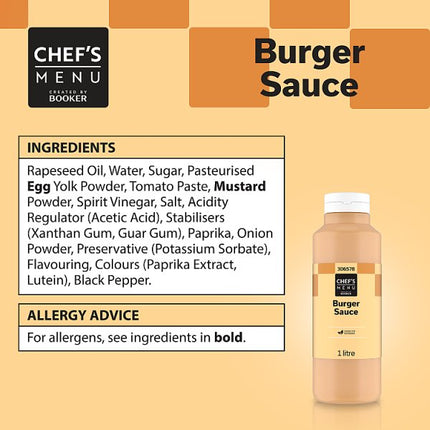 Burger Sauce | Chef's Menu 1 Litre