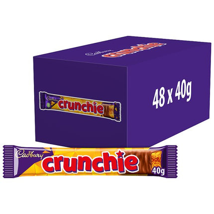 Cadbury Crunchie Chocolate Bar 48 x 40g