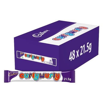 Cadbury Curly Wurly Chocolate Bar 48 x 21.5g