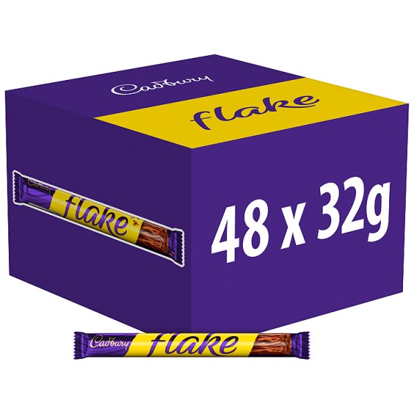 Cadbury Flake Chocolate Bar 48 x 32g