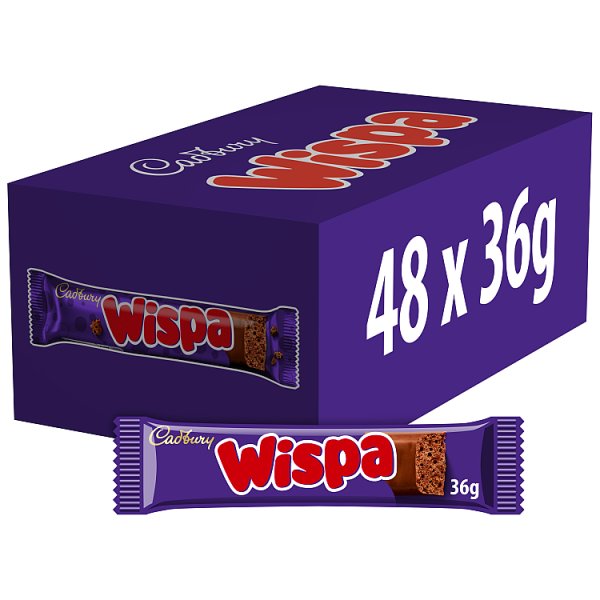 Cadbury Wispa Chocolate Bar 48 x 36g | Wispa Bar