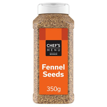 Chef's Menu Fennel Seeds 350g wholesale catering pack of aromatic whole fennel seeds