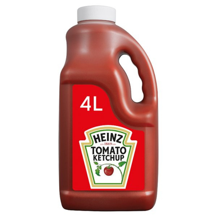Heinz Tomato Ketchup 4.5kg wholesale catering pack for cafés restaurants pubs and hotels
