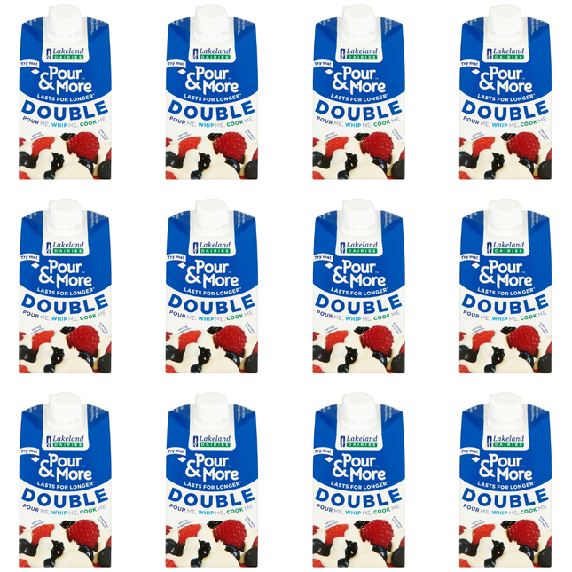Pour & More Double Cream Alternative wholesale case containing 12 x 250ml cartons