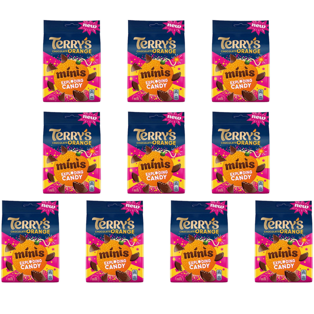 Terry's Chocolate Orange Minis 10 x 105g | Wholesale Chocolate Orange Sweets