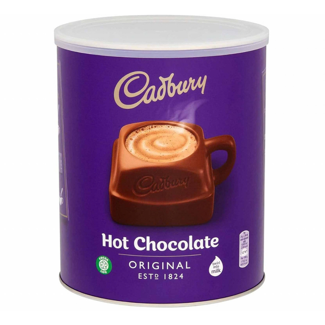 Cadbury Drinking Hot Chocolate Powder 2kg catering pack for cafés restaurants and hospitality