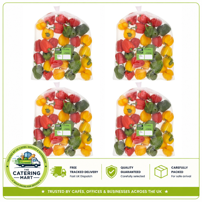 Farm Fresh On The Vine Cherry Tomatoes 4 x 1.5kg wholesale case containing 6kg of fresh cherry tomatoes