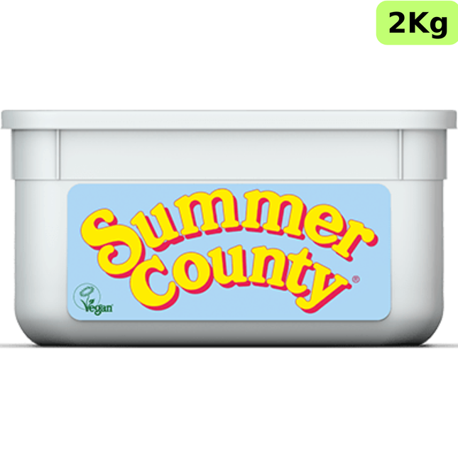 Summer County Margarine 2kg vegetable fat spread for baking cooking and catering