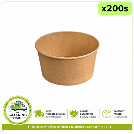 Value Choice Kraft Round Bowls 1000ml 200pcs | Bulk Wholesale