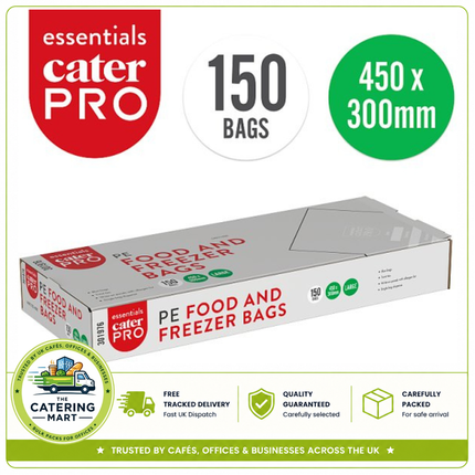 CaterPro Essentials 150 PE Large Food and Freezer Bags 450 x 300mm wholesale