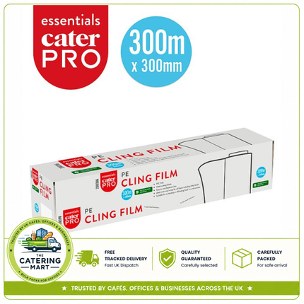 CaterPro Essentials PE Cling Film 300m x 300mm wholesale catering film