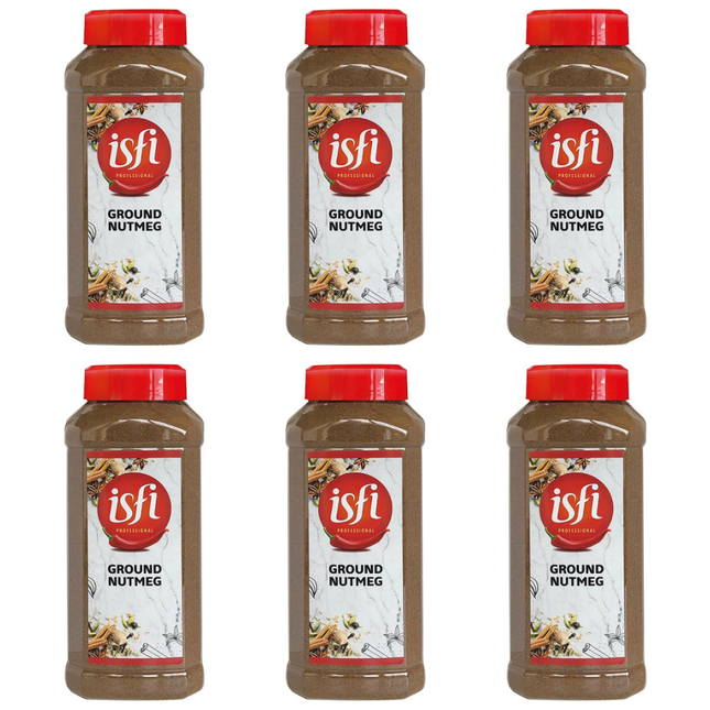 ISFI Professional Ground Nutmeg wholesale case containing 6 x 500g catering packs