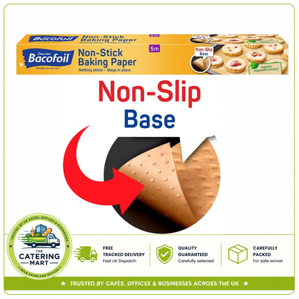 Bacofoil® Non-Stick Baking Paper 38cm x 5m | 6 Rolls | Wholesale