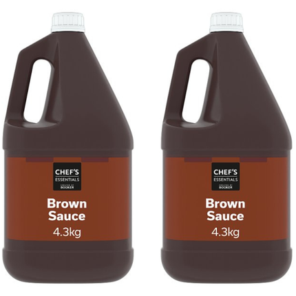 Chef's Menu Brown Sauce 2 x 4.3kg wholesale catering case for restaurants cafes pubs and hotels