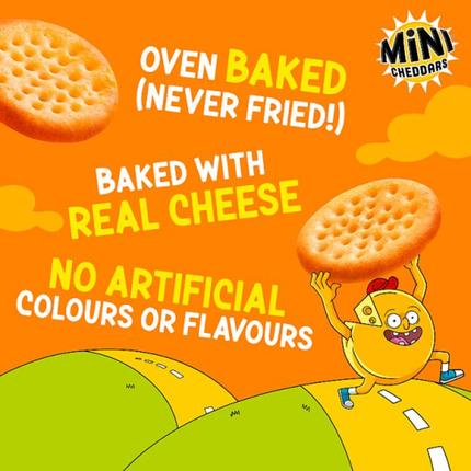 Jacob’s Mini Cheddars Original 15 x 90g | Bulk Wholesale Baked Cheese Snacks