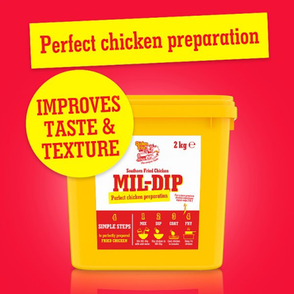 Chicken Train Mil-Dip Southern Fried Chicken 2kg | Wholesale Chicken Coating
